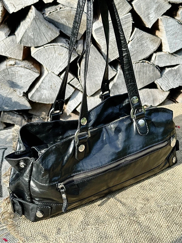 Torebka jamnik Adax do ręki lub na ramię – 100% skóra naturalna, po profesjonalnej renowacji koloru