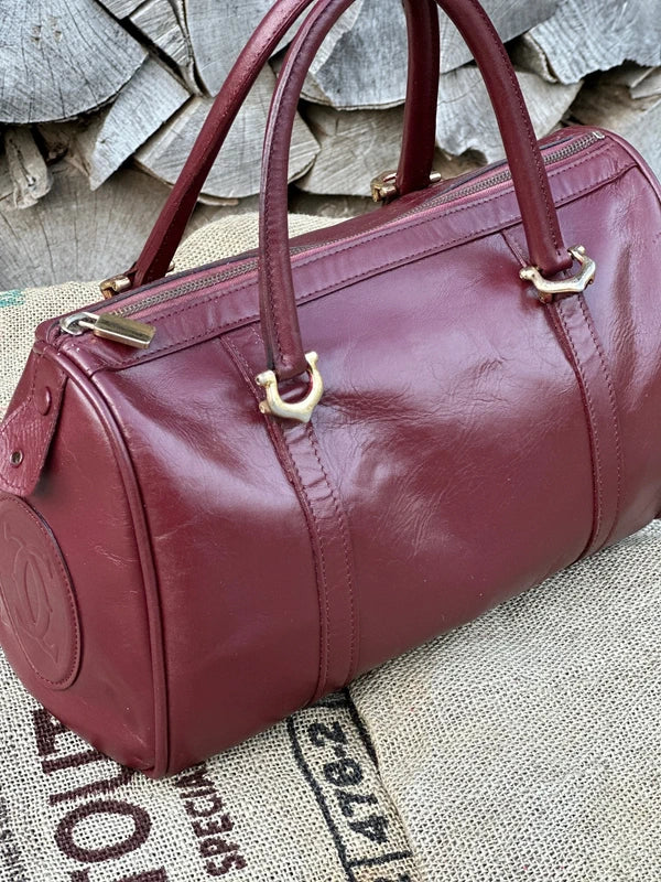 Kuferek Boston Cartier Vintage 33cm Stan Idealny Po Renowacji Koloru 1980