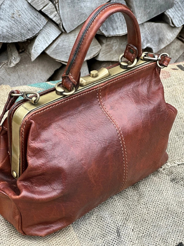 Torebka The Bridge Vintage do ręki lub na ramię – 100% skóra naturalna, stan idealny