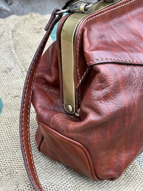 Torebka The Bridge Vintage do ręki lub na ramię – 100% skóra naturalna, stan idealny