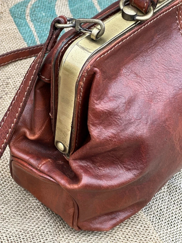 Torebka The Bridge Vintage do ręki lub na ramię – 100% skóra naturalna, stan idealny