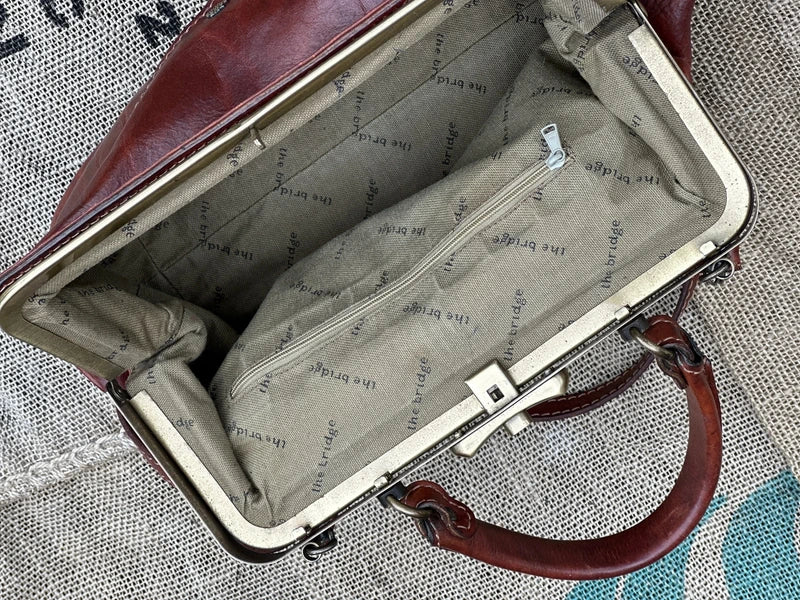 Torebka The Bridge Vintage do ręki lub na ramię – 100% skóra naturalna, stan idealny